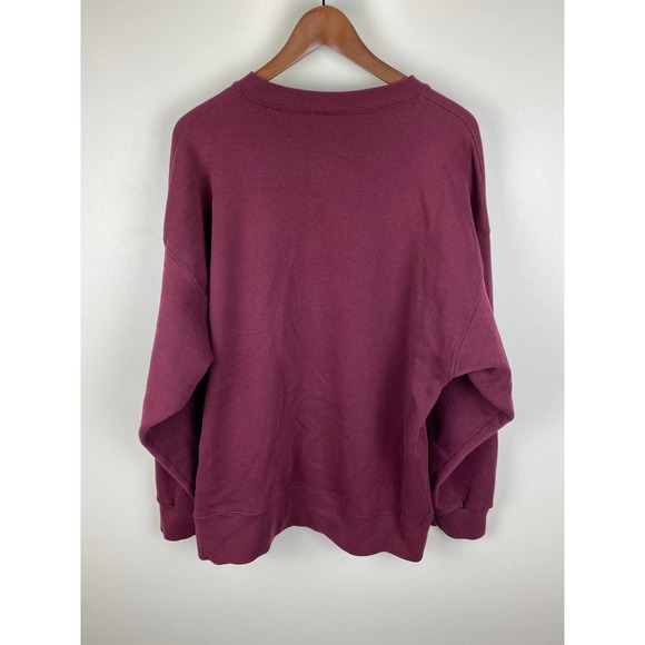 Pro Spirit Select Sweat Vintage 90s Blank Crewneck Essential Maroon - XL - Picture 4 of 5